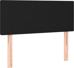 vidaXL - Hoofdbord - 100x5x78/88 - cm - stof - zwart