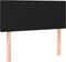 vidaXL - Hoofdbord - 100x5x78/88 - cm - stof - zwart