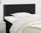 vidaXL - Hoofdbord - 100x5x78/88 - cm - stof - zwart