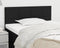 vidaXL - Hoofdbord - 100x5x78/88 - cm - stof - zwart