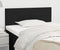 vidaXL - Hoofdbord - 100x5x78/88 - cm - stof - zwart