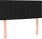 vidaXL - Hoofdbord - 100x5x78/88 - cm - stof - zwart