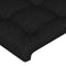 vidaXL - Hoofdbord - 100x5x78/88 - cm - stof - zwart