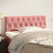 vidaXL - Hoofdbord - 100x7x78/88 - cm - fluweel - roze
