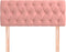 vidaXL - Hoofdbord - 100x7x78/88 - cm - fluweel - roze