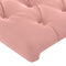 vidaXL - Hoofdbord - 100x7x78/88 - cm - fluweel - roze