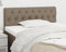 vidaXL - Hoofdbord - 100x7x78/88 - cm - stof - taupe