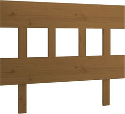 vidaXL - Hoofdbord - 103,5x3x81 - cm - massief - grenenhout - honingbruin