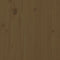 vidaXL - Hoofdbord - 103,5x3x81 - cm - massief - grenenhout - honingbruin