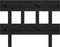 vidaXL - Hoofdbord - 103,5x3x81 - cm - massief - grenenhout - zwart