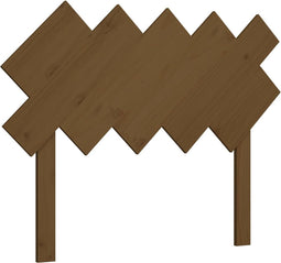 vidaXL - Hoofdbord - 104x3x80,5 - cm - massief - grenenhout - honingbruin