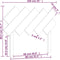 vidaXL - Hoofdbord - 104x3x80,5 - cm - massief - grenenhout - honingbruin