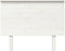 vidaXL - Hoofdbord - 104x6x82,5 - cm - massief - grenenhout - wit