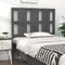 vidaXL - Hoofdbord - 105,5x4x100 - cm - massief - grenenhout - grijs