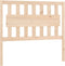 vidaXL - Hoofdbord - 105,5x4x100 - cm - massief - grenenhout