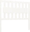 vidaXL - Hoofdbord - 105,5x4x100 - cm - massief - grenenhout