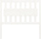 vidaXL - Hoofdbord - 105,5x4x100 - cm - massief - grenenhout
