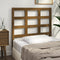 vidaXL - Hoofdbord - 105,5x4x100 - cm - massief - grenenhout - honingbruin