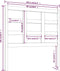 vidaXL - Hoofdbord - 105,5x4x100 - cm - massief - grenenhout - honingbruin