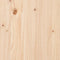 vidaXL - Hoofdbord - 105,5x4x100 - cm - massief - grenenhout