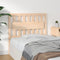 vidaXL - Hoofdbord - 105,5x4x100 - cm - massief - grenenhout