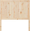 vidaXL - Hoofdbord - 105,5x4x100 - cm - massief - grenenhout