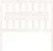 vidaXL - Hoofdbord - 105,5x4x100 - cm - massief - grenenhout