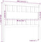 vidaXL - Hoofdbord - 105,5x4x100 - cm - massief - grenenhout