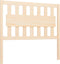 vidaXL - Hoofdbord - 105,5x4x100 - cm - massief - grenenhout