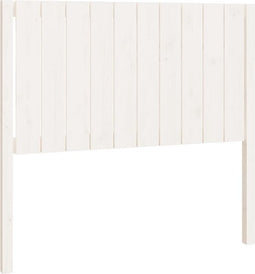 vidaXL - Hoofdbord - 105,5x4x100 - cm - massief - grenenhout - wit