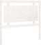 vidaXL - Hoofdbord - 105,5x4x100 - cm - massief - grenenhout - wit