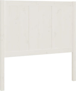 vidaXL - Hoofdbord - 105,5x4x100 - cm - massief - grenenhout - wit