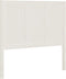 vidaXL - Hoofdbord - 105,5x4x100 - cm - massief - grenenhout - wit
