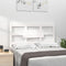 vidaXL - Hoofdbord - 105,5x4x100 - cm - massief - grenenhout - wit