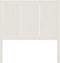 vidaXL - Hoofdbord - 105,5x4x100 - cm - massief - grenenhout - wit