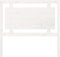 vidaXL - Hoofdbord - 105,5x4x100 - cm - massief - grenenhout - wit