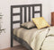 vidaXL - Hoofdbord - 106x4x100 - cm - massief - grenenhout - grijs