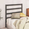 vidaXL - Hoofdbord - 106x4x100 - cm - massief - grenenhout - grijs