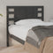 vidaXL - Hoofdbord - 106x4x100 - cm - massief - grenenhout - grijs