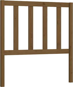vidaXL - Hoofdbord - 106x4x100 - cm - massief - grenenhout - honingbruin