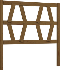 vidaXL - Hoofdbord - 106x4x100 - cm - massief - grenenhout - honingbruin