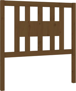 vidaXL - Hoofdbord - 106x4x100 - cm - massief - grenenhout - honingbruin