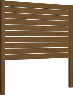vidaXL - Hoofdbord - 106x4x100 - cm - massief - grenenhout - honingbruin