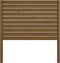 vidaXL - Hoofdbord - 106x4x100 - cm - massief - grenenhout - honingbruin