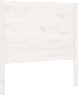 vidaXL - Hoofdbord - 106x4x100 - cm - massief - grenenhout - wit