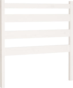 vidaXL - Hoofdbord - 106x4x100 - cm - massief - grenenhout - wit