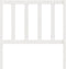 vidaXL - Hoofdbord - 106x4x100 - cm - massief - grenenhout - wit