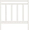 vidaXL - Hoofdbord - 106x4x100 - cm - massief - grenenhout - wit