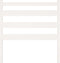 vidaXL - Hoofdbord - 106x4x100 - cm - massief - grenenhout - wit