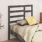 vidaXL - Hoofdbord - 106x4x104 - cm - massief - grenenhout - grijs